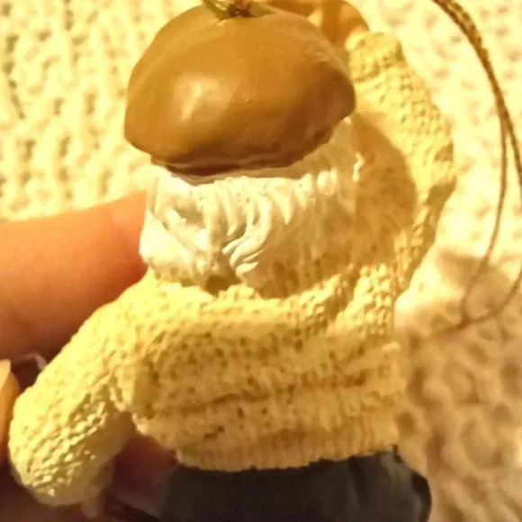 Golf Santa Christmas Ornament 4" Bearded Gentleman Vintage - Picture 5 of 6